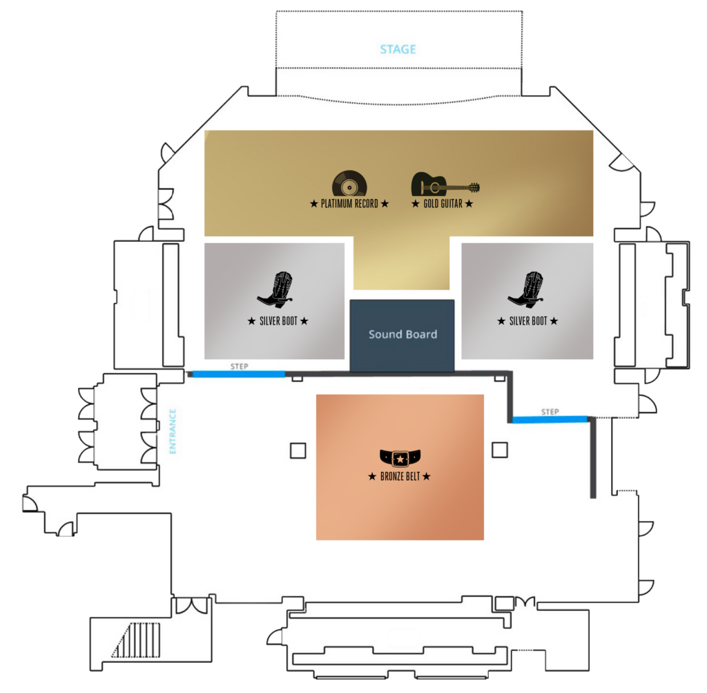 ACE Texas Concert 2026 Floorplan